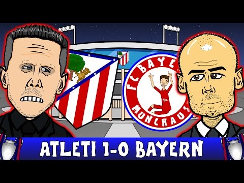 ATLETICO MADRID vs BAYERN MUNICH 1-0 (UEFA Champions League 2016 Semi-Final Parody Highlights)