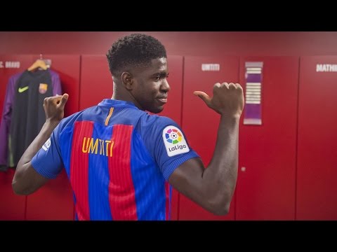 BEHIND THE SCENES: Samuel Umtiti’s presentation as a new FC Barcelona player