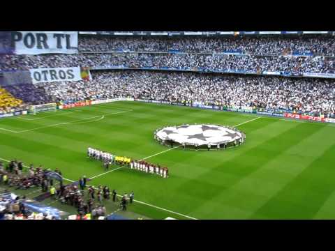 Real Madrid Barcelona UEFA Champions League anthem