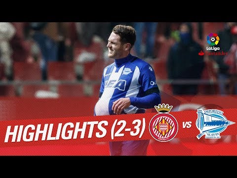 Resumen de Girona FC vs Deportivo Alavés (2-3)