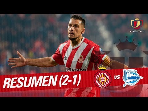 Resumen de Girona FC vs Deportivo Alavés (2-1)