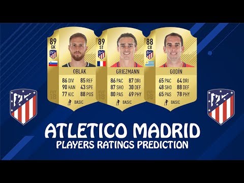 FIFA 19 | ATLETICO MADRID PLAYERS RATINGS PREDICTION | w/ Griezmann, Oblak & Godin