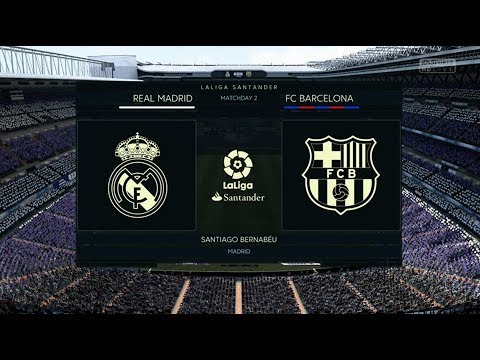 FIFA 18 REAL MADRID VS FC BARCELONA XBOX ONE GAMEPLAY