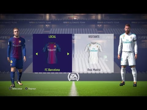 FIFA 18 – XBOX 360/PS3 – Real Madrid VS Barcelona Full Match Gameplay.