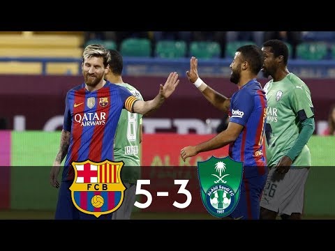 FC Barcelona vs Al-Ahli Saudi 5-3 – All Goals & Highlights – Friendly 13/12/2016 HD