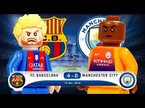 LEGO FC Barcelona 4 – 0 Manchester City Champions League 2016 / 2017 Group C