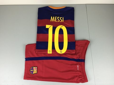 2015/2016 FC Barcelona Replica Home Jersey and Short – Review [4K]