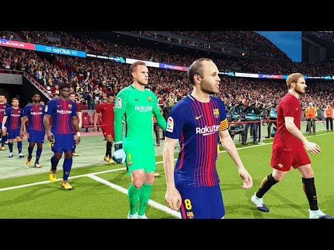 AS Roma vs Barcelona | Champions League2018 Gameplay