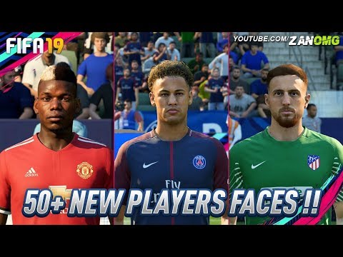 FIFA 19 | 50+ New Players Faces!! | Ft. Neymar, Pogba, Salah…etc