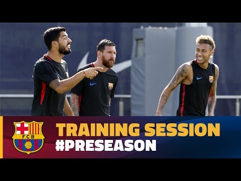 FC Barcelona: first training session of the week