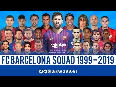 Barcelona Squad – from 1999 to 2019 HD