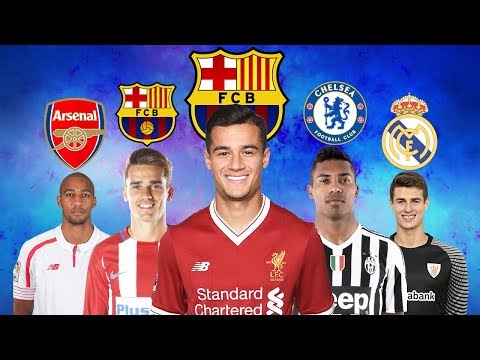 LATEST TRANSFER NEWS 2018 | COUTINHO TO BARCELONA, GRIEZMANN TO BARCELONA, ALEX SANDRO TO CHELSEA