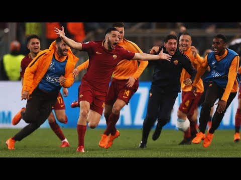 Roma vs Barcelona 3-0 2017/18 English commentary