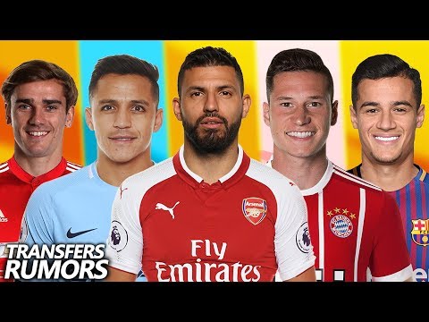 TOP 10 Transfer Targets January 2018 | Transfers Rumours ft. Aguero, Coutinho, Griezmann…
