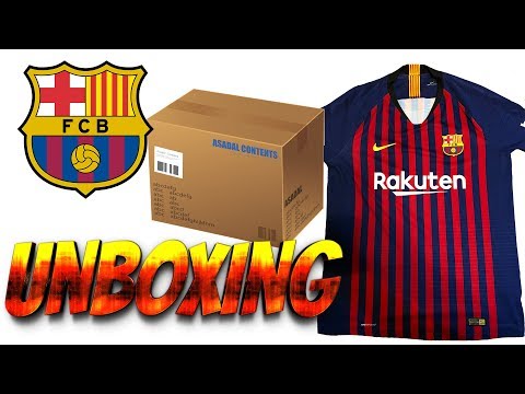 UNBOXING-LA JERSEY NUEVA DEL FC BARCELONA 2018-2019