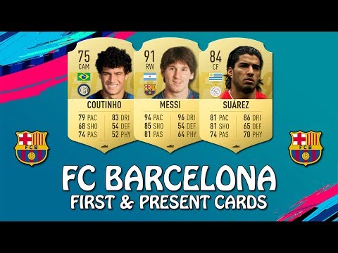 FIFA 19 | FC BARCELONA FIRST AND PRESENT CARDS | w/ Messi, Suarez & Coutinho