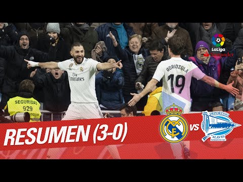 Resumen de Real Madrid vs Deportivo Alavés (3-0)