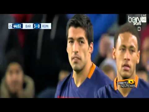 barcelona vs as roma 6 – 1 all goals