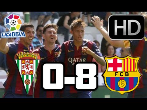 Cordoba 0-8 Barcelona| RESUMEN Y GOLES HD| LIGA BBVA| 02-05-2015