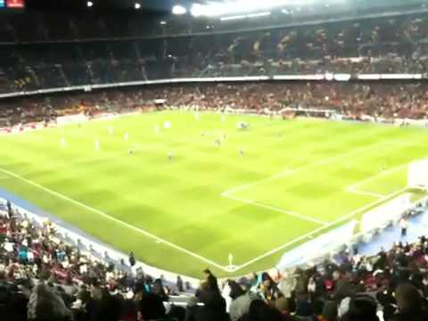 Barcelona Fans Chanting “el can’t del Barca”