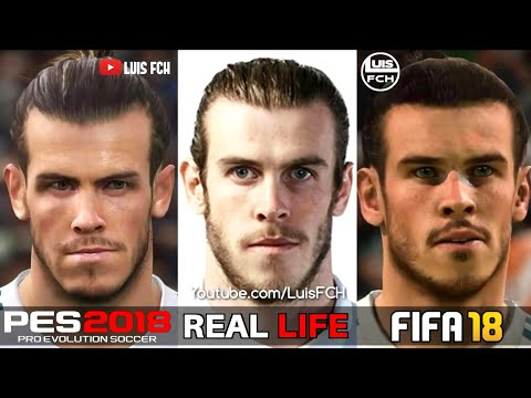 FIFA 18 vs PES 2018 | FACES COMPARISON | REAL MADRID FC | LuisFCH