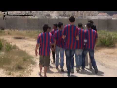11 FC Barcelona Shirts Torched at Bil’in’s Apartheid Wall – By hatithmkatib@gmail.com