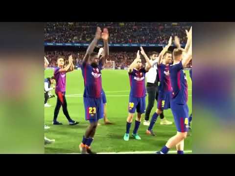 FC Barcelona – Celebrations – Camp Nou – Ole Ole Oleeeee