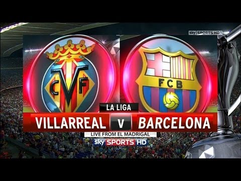 Villarreal – FC Barcelona  results in Spanish Liga BBVA 08/31/2014 / Live