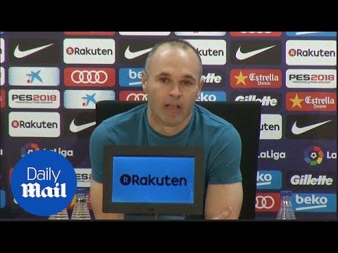 Andres Iniesta announces he's leaving Barca after this season – Daily Mail