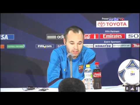 FC Barcelona – Iniesta's press conference prior to match against Al Sadd