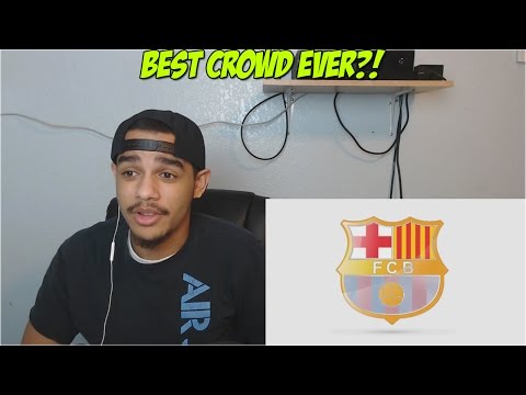 Amazing FC Barcelona Anthem Reaction!