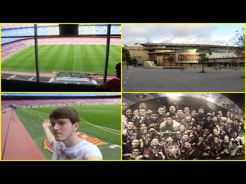 FC Barcelona Stadium Tour ! – Week In Spain / Vlog 5