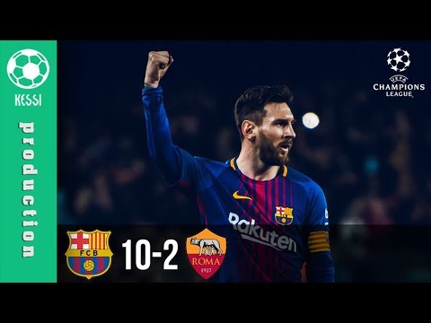 FC Barcelona DESTROY AS Roma (10-2) ● All Goals (2015-2018)