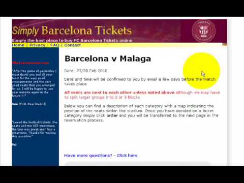 FC Barcelona Tickets from Simply Barcelona Tickets