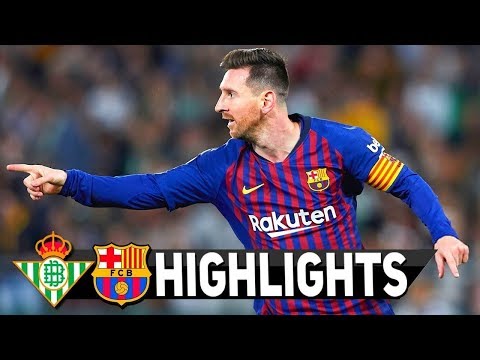 Real Betis vs Barcelona 1-4 – All goals & Full Highlights – 17/3/2019