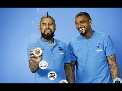 BARÇA EMOJIS | Arturo Vidal & Kevin-Prince Boateng