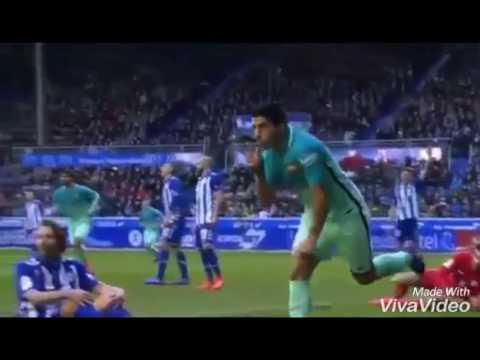 Fc barcelona vs Deportivo alaves 6 0 la liga 11 2 2107