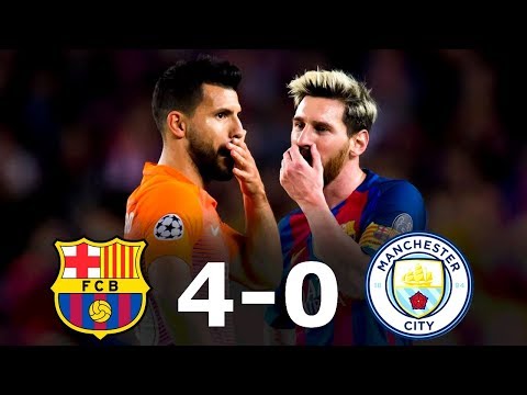 Barcelona 4-0 Manchester City – All Goals & Full Highlights UCL 2016/17