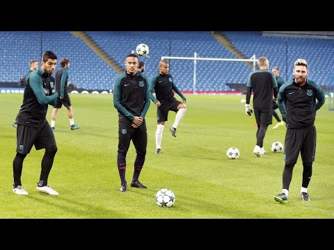 FC Barcelona training ahead of Manchester City – FC Barcelona