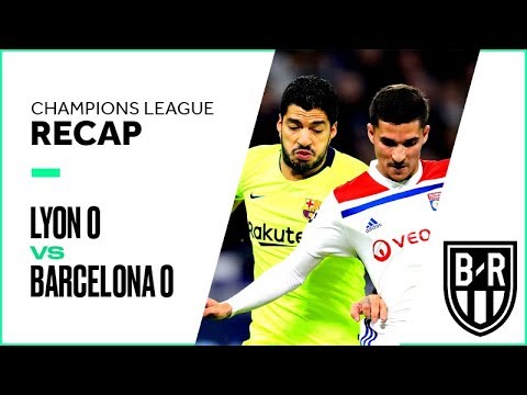 Lyon vs. Barcelona Champions League Round of 16 Leg 1 FULL Match Highlights: 0-0