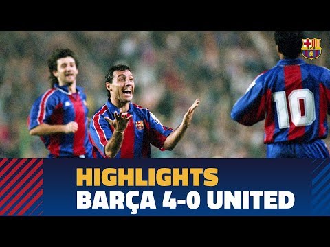 BARÇA 4-0 MANCHESTER UNITED | Champions League Group Stage 1994/1995