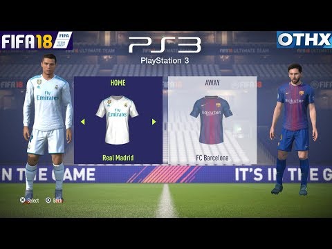 FIFA 18 PS3 | Barcelona vs Real Madrid (El Clasico) | FULL Game [HD] | @Onnethox