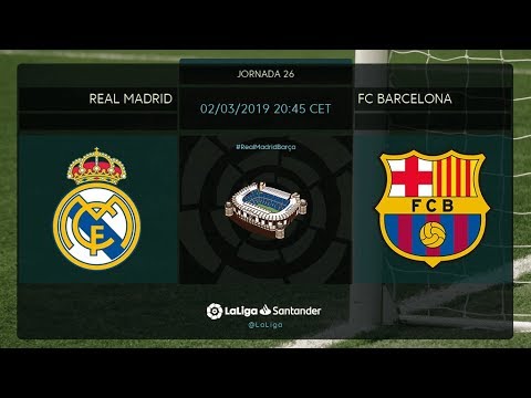 Calentamiento Real Madrid vs FC Barcelona