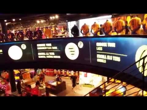 FC Barcelona STORE in CampNou Stadium Hd