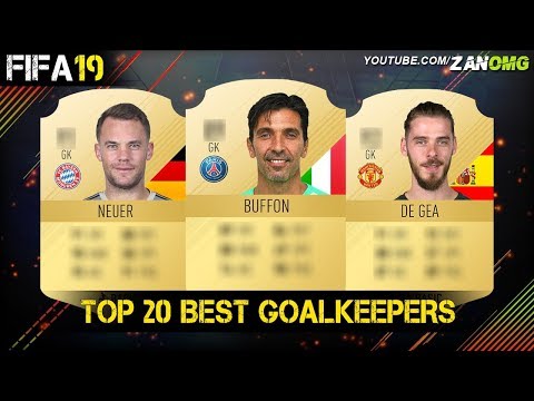 FIFA 19 | TOP 20 BEST GOALKEEPERS RATING PREDICTION!! | FT. BUFFON, DE GEA, NEUER…etc