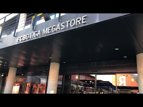 Visit to the FC Barcelona Mega Store, Camp Nou