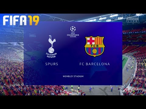 FIFA 19 – Tottenham Hotspur vs. FC Barcelona @ Wembley Stadium