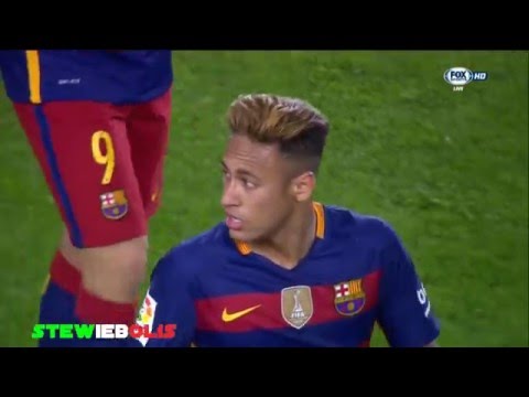 Barcelona Vs Valencia 1-2 ● Neymar Fight Vs Valencia Players ● 2016 ● HD