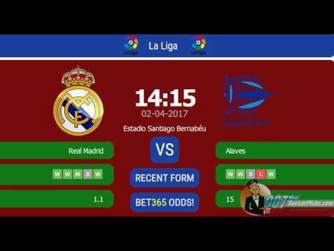 Real Madrid vs Alaves PREDICTION (by 007Soccerpicks.com)