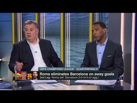 ESPN FC TV Full Show 4/24/2018 Roma def  Barcelona, Liverpool def  Manchester City
